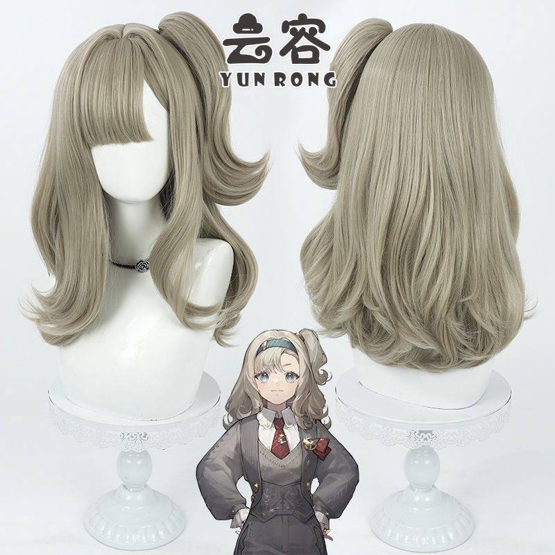 【云容】重返未来1999玛蒂尔达cos假发仿真头皮搭配分体马尾