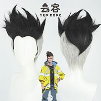 【云容】赛博朋克 边缘行者 大卫·马丁内斯cos假发双拼色