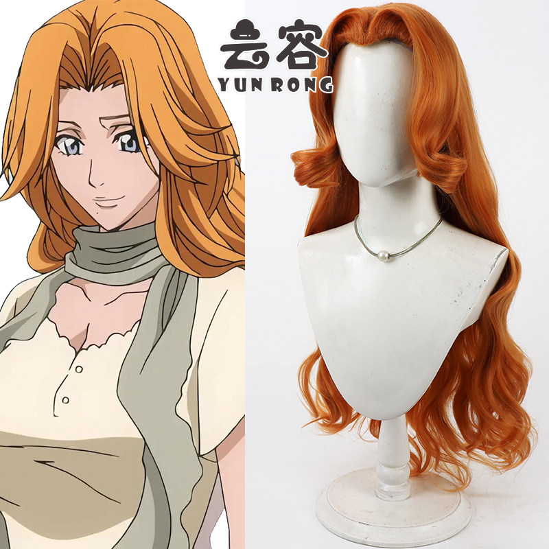 云容 BLEACH 死神 松本乱菊cos假发Rangiku Matsumoto美人尖