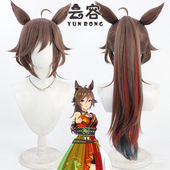 新春千明代表cos假发棕色MrCB耳朵 Derby 云容 赛马娘Pretty