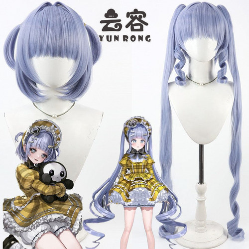 【云容】虚拟vtuber播主夜乃くろむ夜乃库洛姆cos假发两款造型