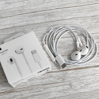 适用苹果C口air17-15EarPods有线耳机L口14-11系列iPhoneiPad原装