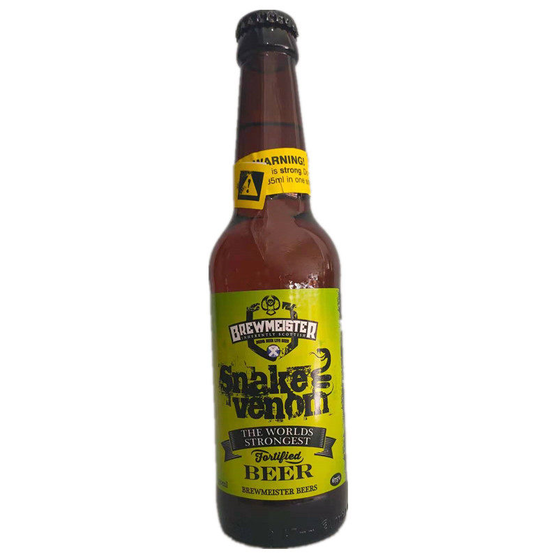布瑞美斯特斯酒snakevenom英国原装进口高浓度烈性精酿瓶蛇毒啤酒