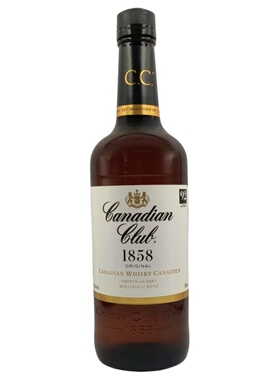 加拿大俱乐部调配威士忌Canadian Club加拿大原装进口洋酒CC750ml