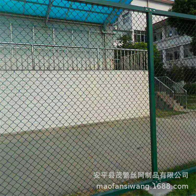 pvc好塑勾花网围栏勾花式足球场网球场围网生产边坡防护勾花网