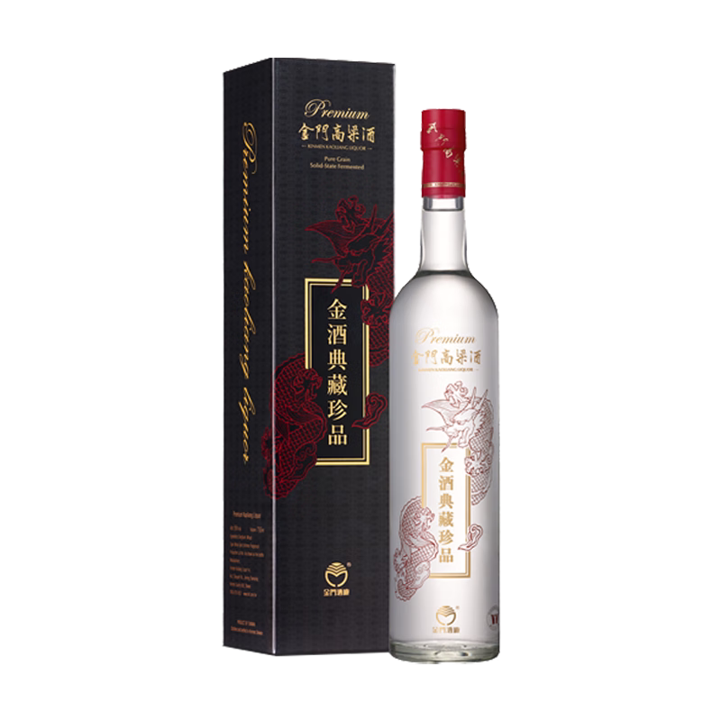 金门高粱酒 金酒典藏珍品 典藏大红龙750ml 窖藏3年 口感细致温醇