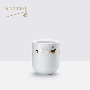 套马厚杯／马杯／240ml／咖啡杯／茶杯／蒙古图案|痣birthmark
