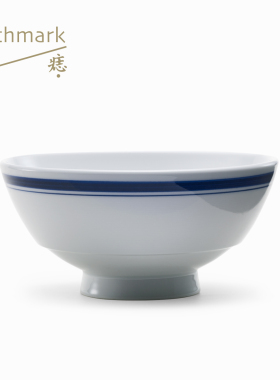 大蓝边碗现货（单只装）／面碗／景德镇高温瓷／餐具|痣birthmark