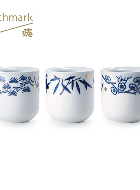 岁寒三友小厚唇杯110ml / 青花瓷 / 咖啡杯 / 茶杯 | 痣birthmark
