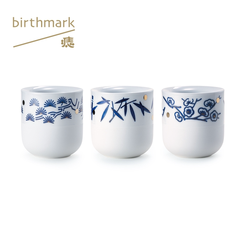 岁寒三友小厚唇杯110ml / 青花瓷 / 咖啡杯 / 茶杯 | 痣birthmark