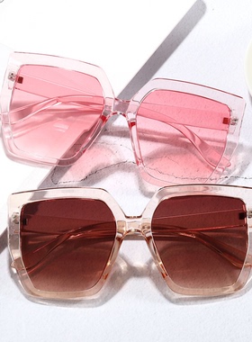 墨镜大框方形黑色高级显瘦太阳镜