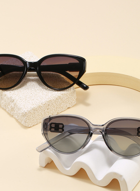 复古猫眼显脸小防晒太阳镜女款