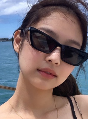 复古太阳镜女潮欧美风猫眼小脸