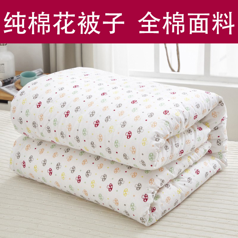 纯棉花被子手工棉被芯全棉春秋被双人单人加厚保暖冬被床垫被褥子