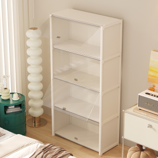 衣柜翻盖式 多层带门衣物收纳柜防尘储物柜出租房用大容量置物衣橱