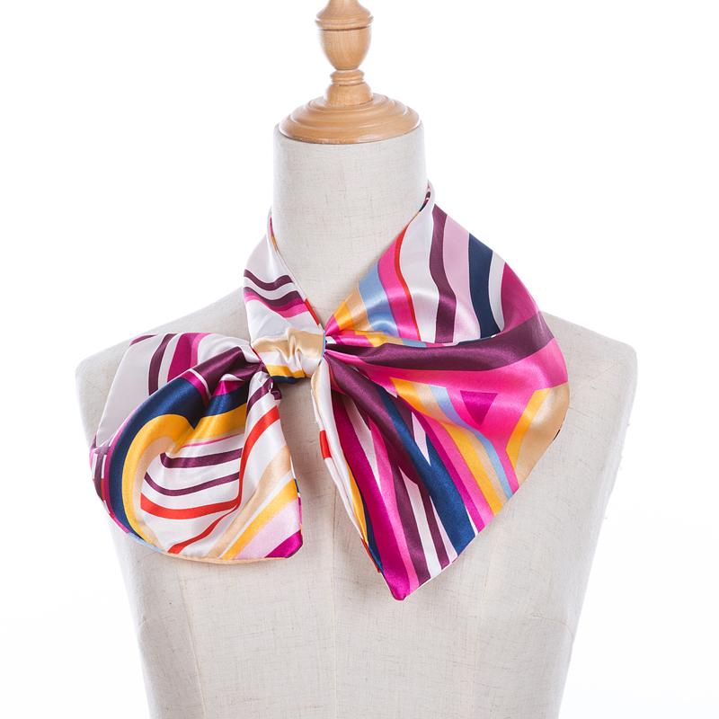 制服职业装春秋夏季商务风丝巾