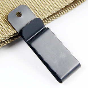 户外刀具皮套皮鞘配件锰钢弹片裤腰带夹子手工皮革仓套刀鞘背夹扣