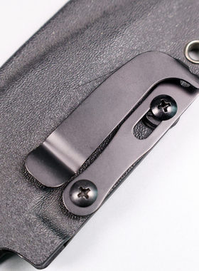 黑色不锈钢k鞘背夹刀套夹子通用皮带挂扣刀鞘diy配件刀套腰夹片
