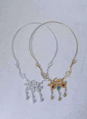 流苏百搭古风配饰璎珞项圈