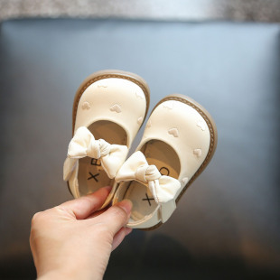 3岁女小童小皮鞋 女宝宝公主鞋 1一2 软底婴幼儿学步鞋 2025春秋新款