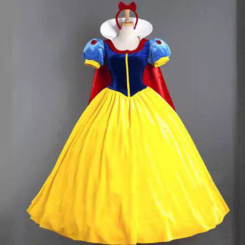万圣节白雪公主游戏制服成人白雪公主裙 舞台演出cosplay服装现货