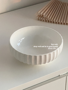 白色简约大汤碗ins韩式家用泡面碗拉面螺蛳粉汤粉碗深碗嗦粉吃面