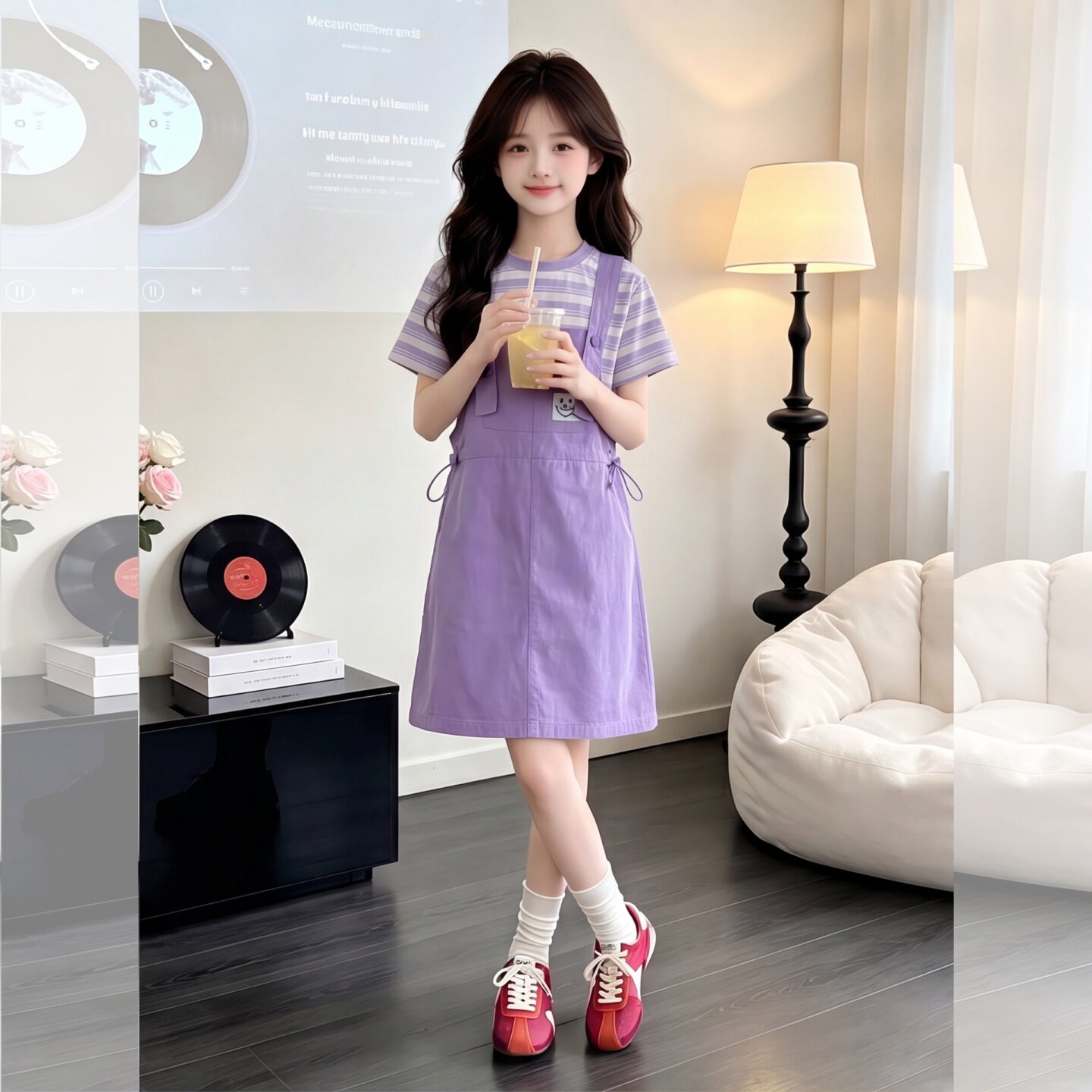 女童时尚套装洋气时髦裙子2026新