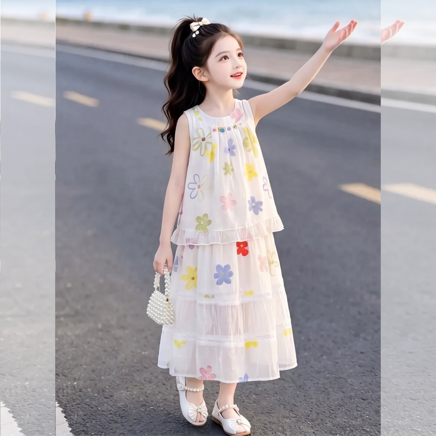 女童连衣裙夏装2026新款洋气儿童