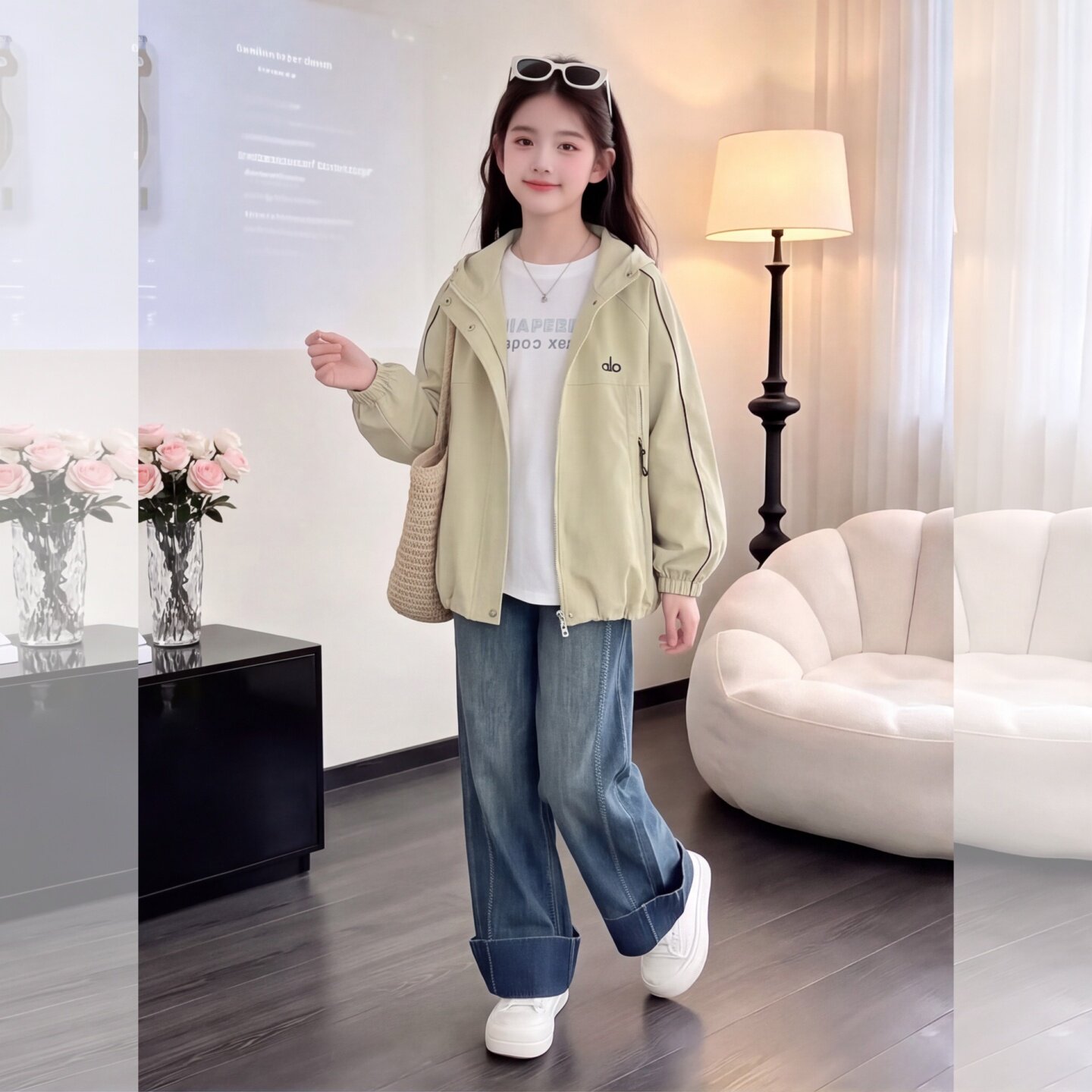 女童秋装外套2026新款时髦小女孩