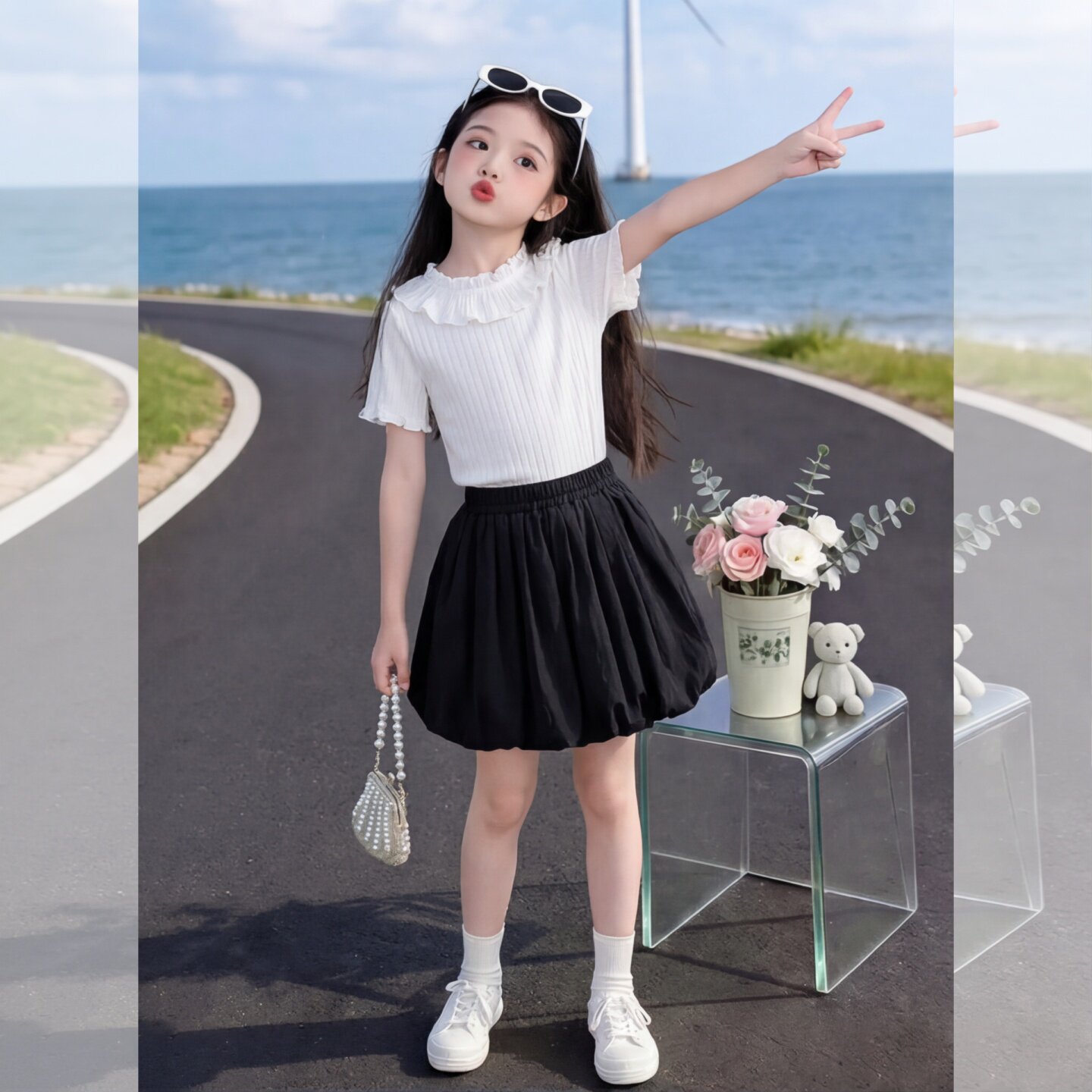 女童短袖T恤2026夏季好看儿童