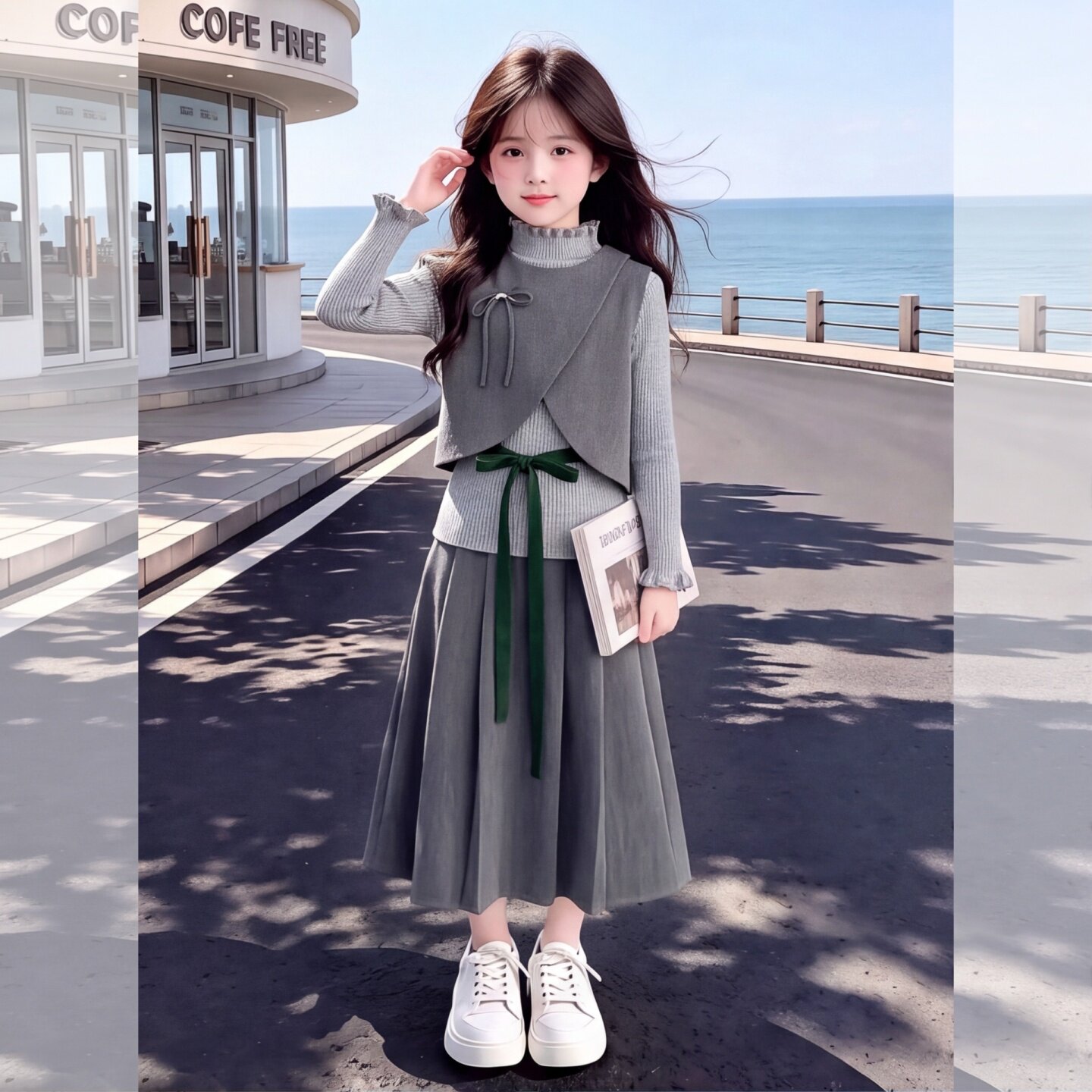 女童秋季连衣裙2026新款洋气儿童