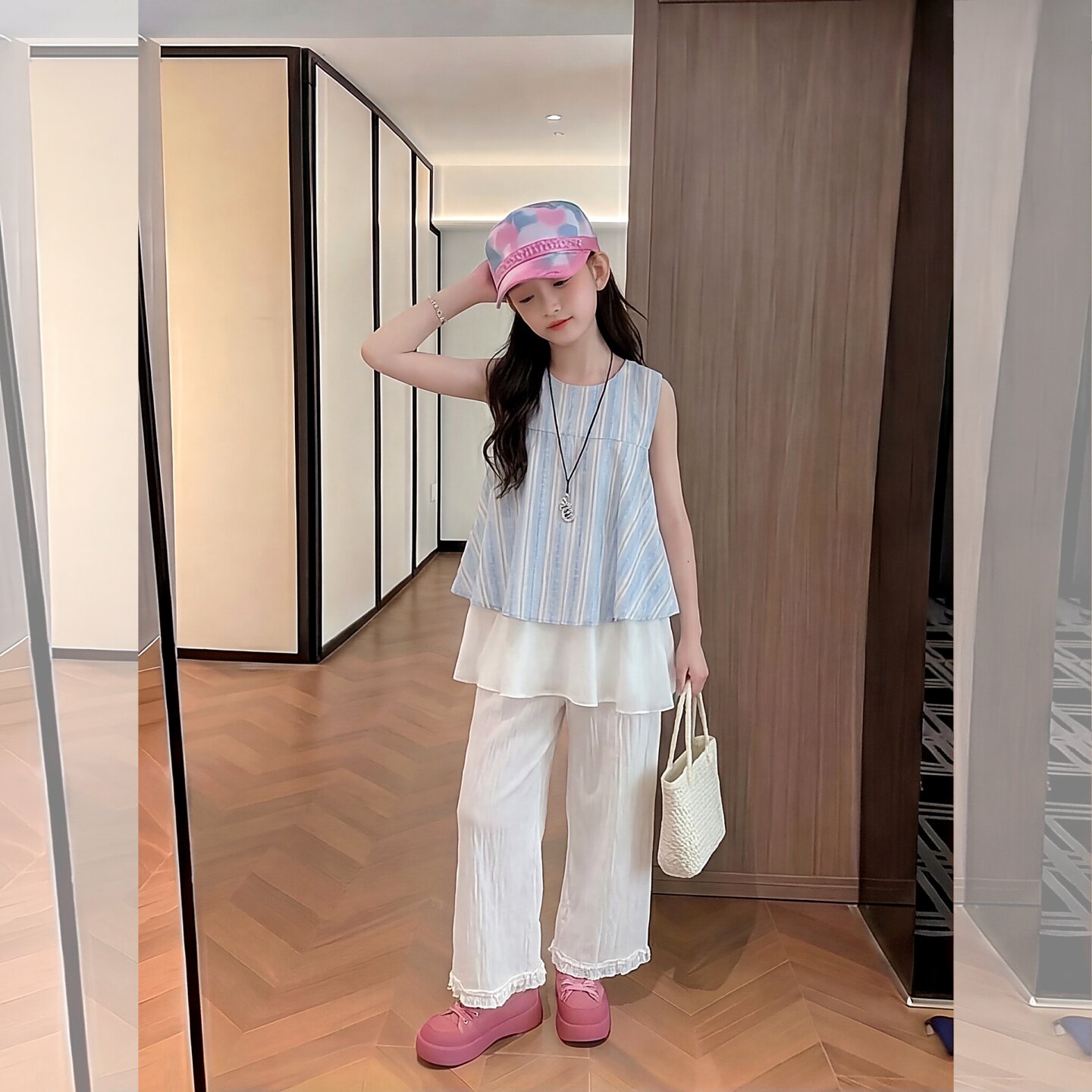 女童套装2026夏季新款儿童薄款