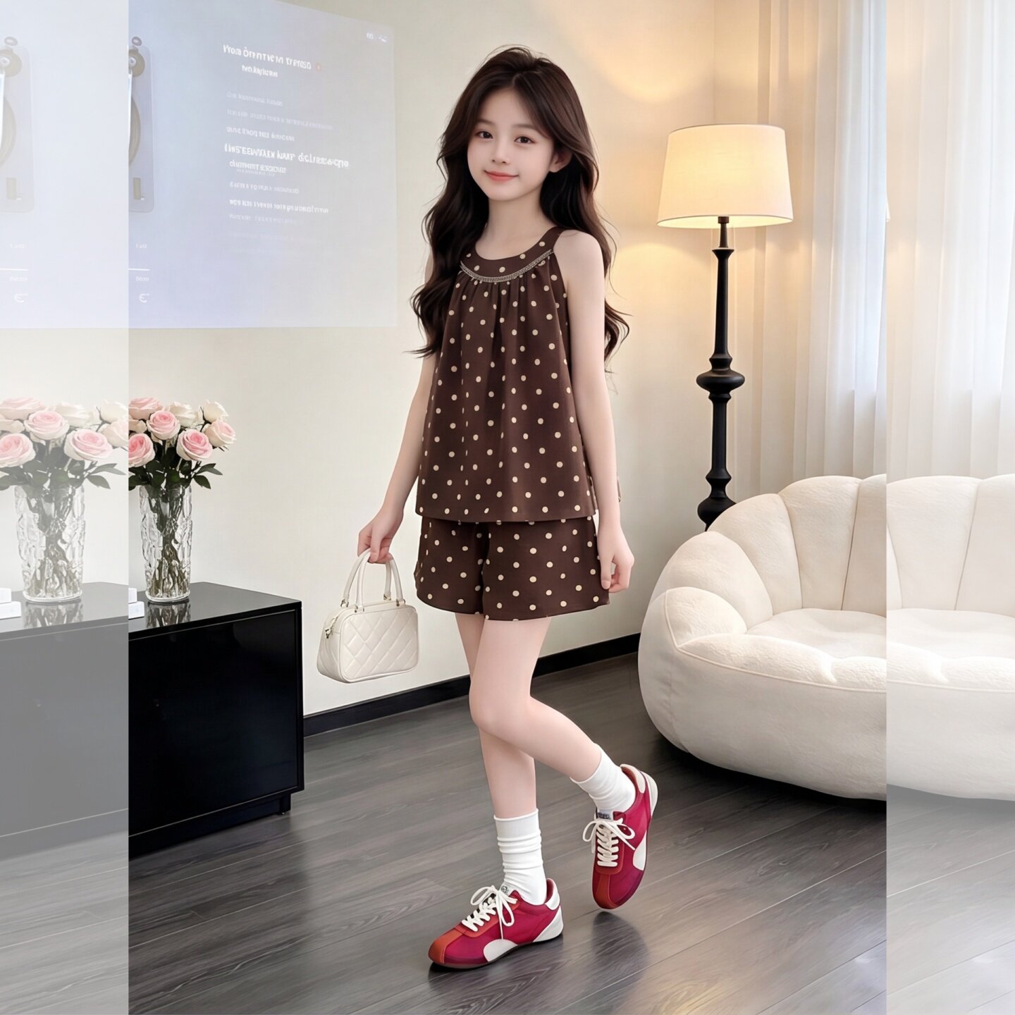 女童夏季清凉感套装2026新款儿童