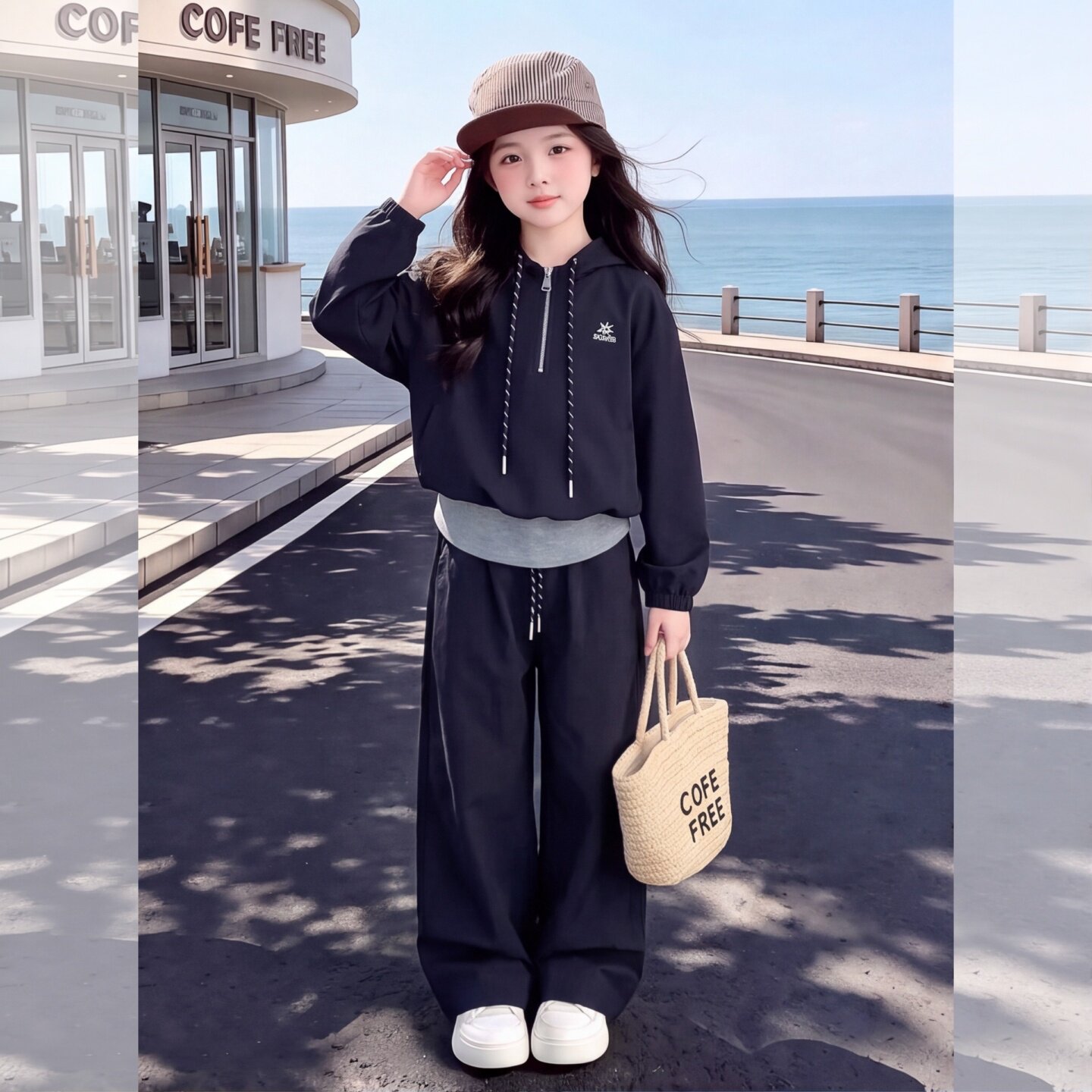 女童早秋穿搭套装2026新款中大童