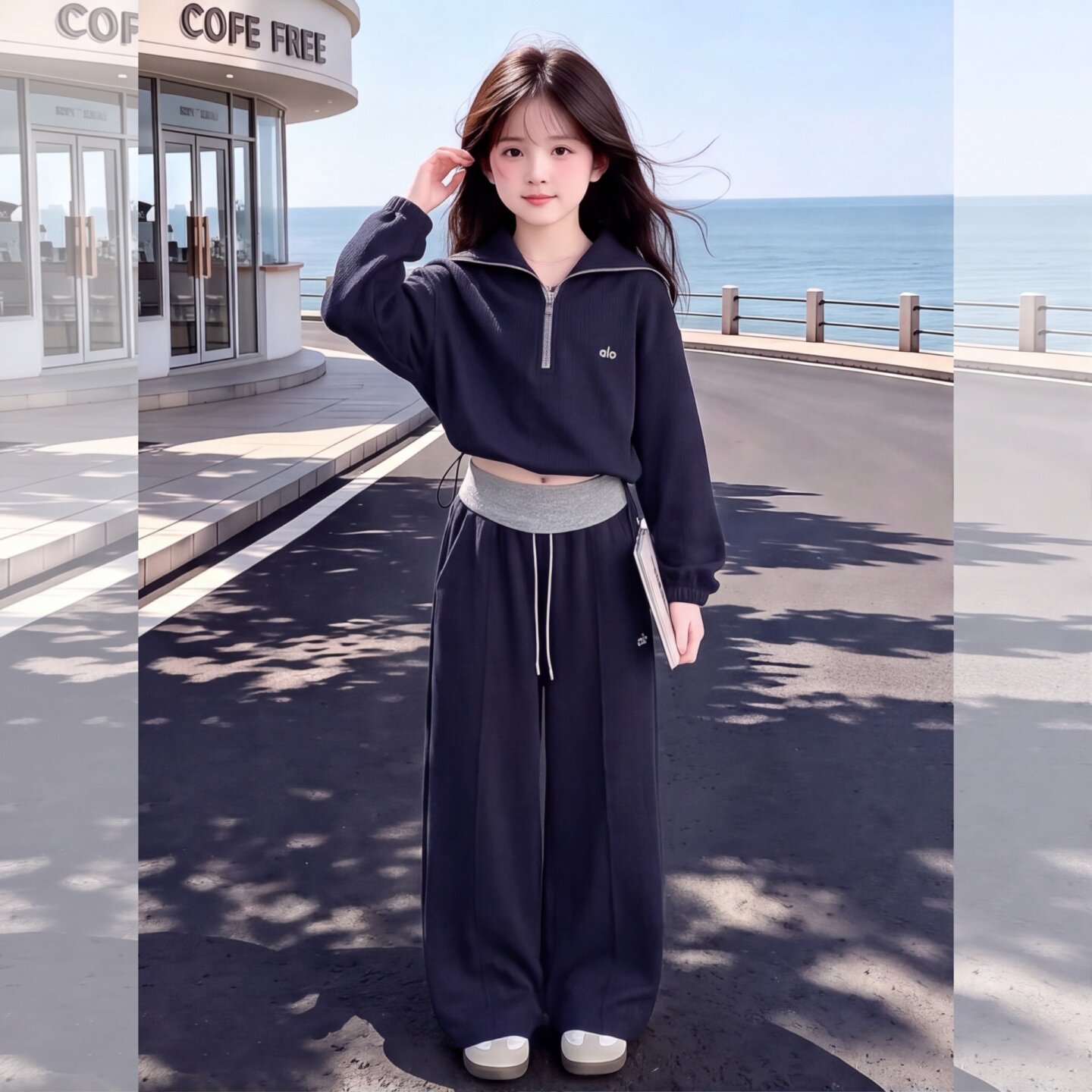 女童秋季卫衣套装2026新款儿童韩