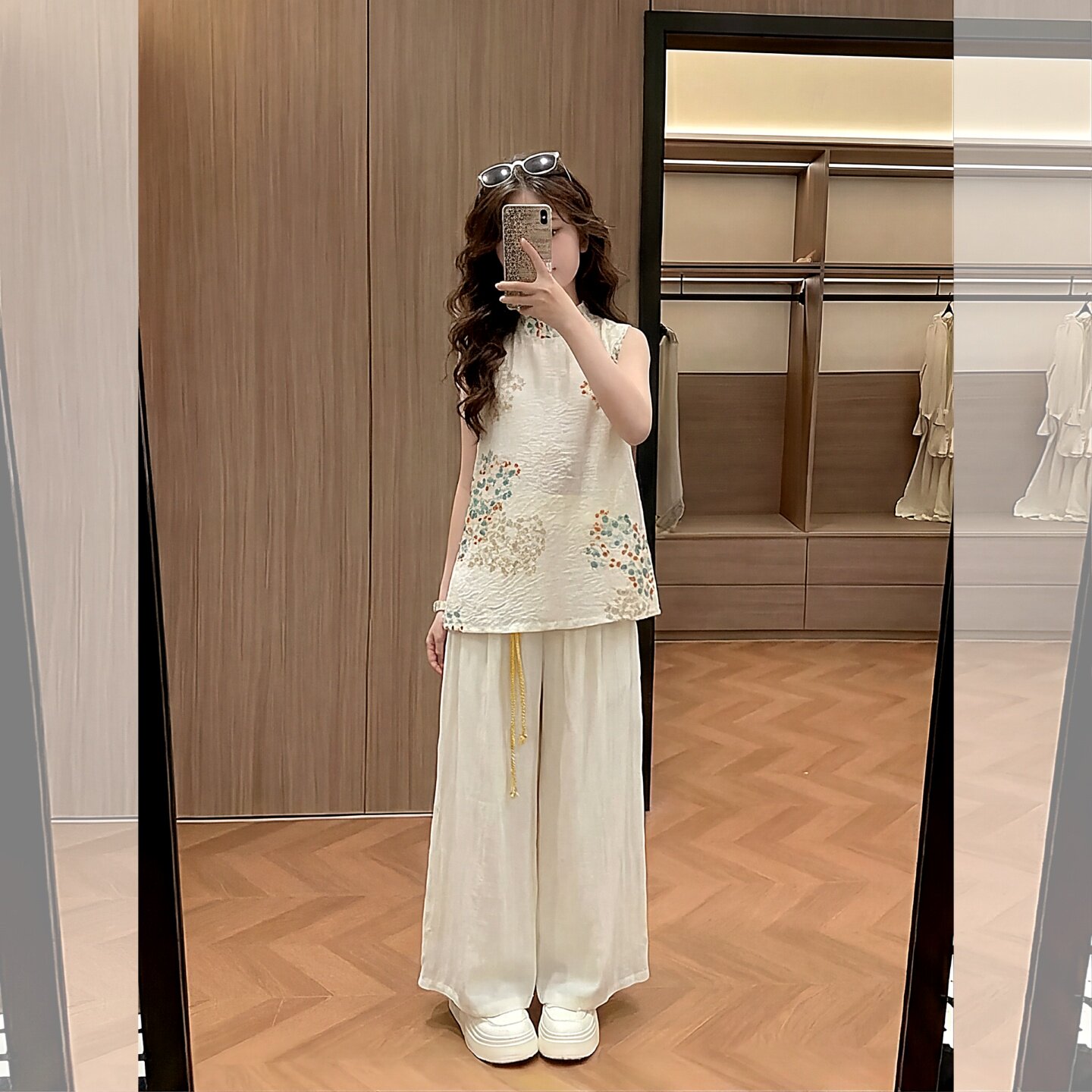 女童夏装套装2026新款中大童撞色
