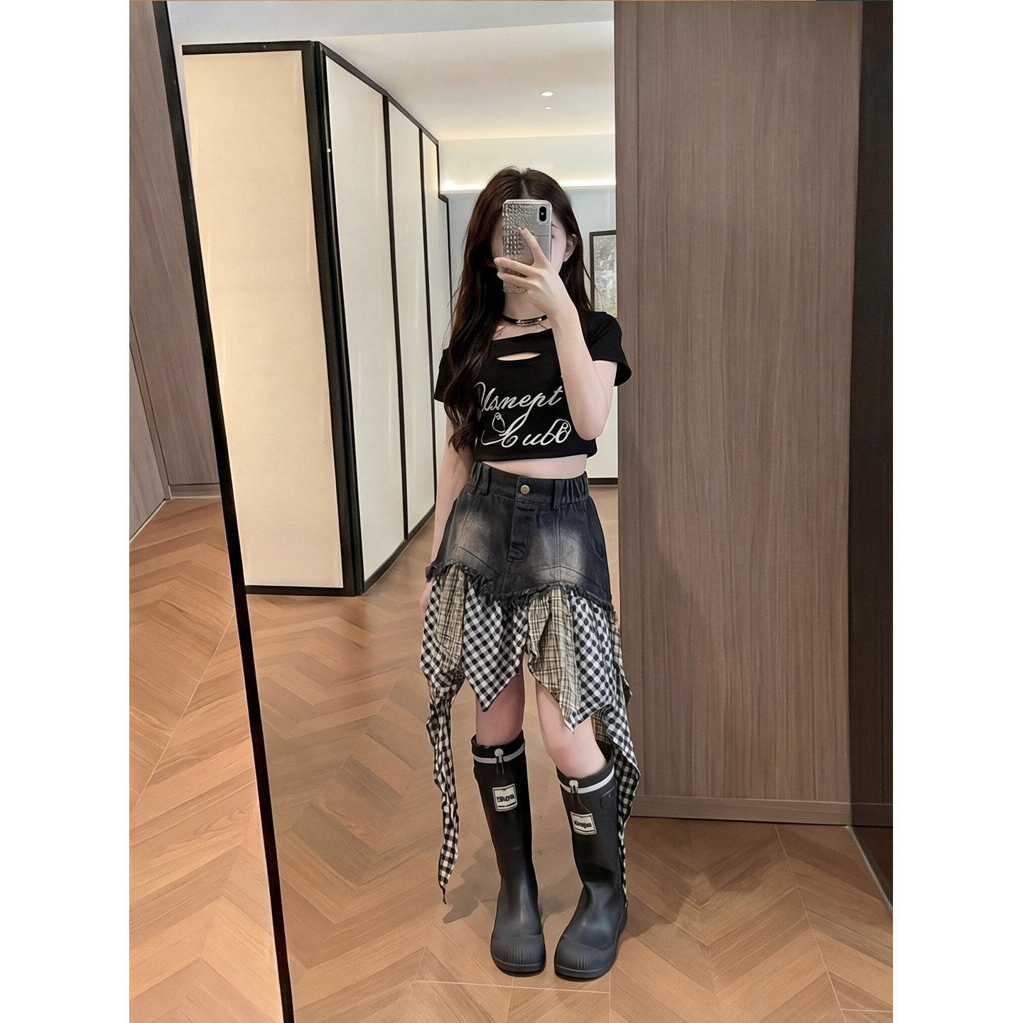 又酷又飒的大童女装套装夏2026款儿童爵士舞衣服女童酷飒拽姐穿搭