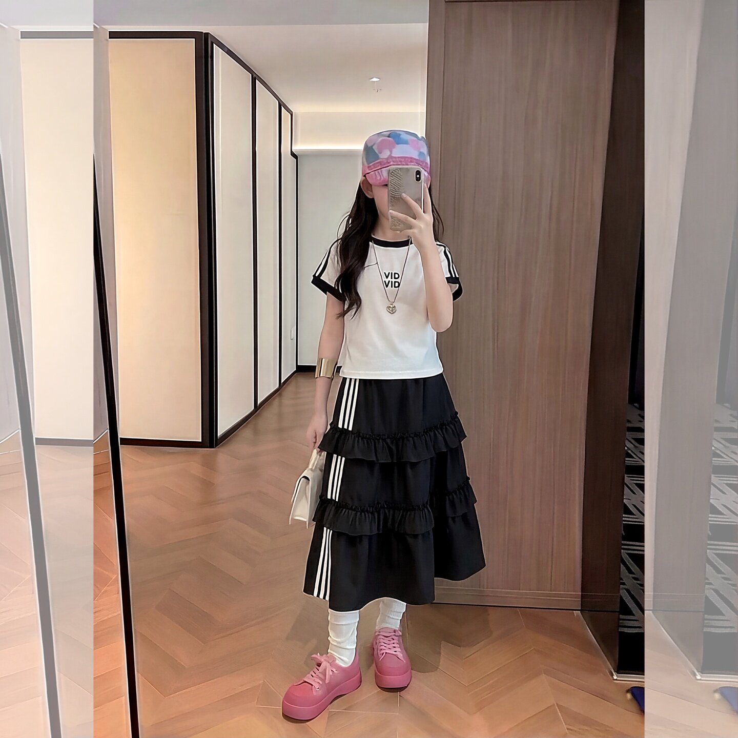女童半身裙套装2026夏季新款韩范