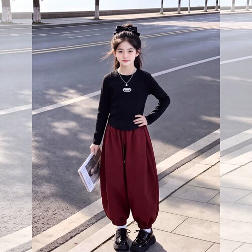 女童套装2026新款洋气时髦儿童秋