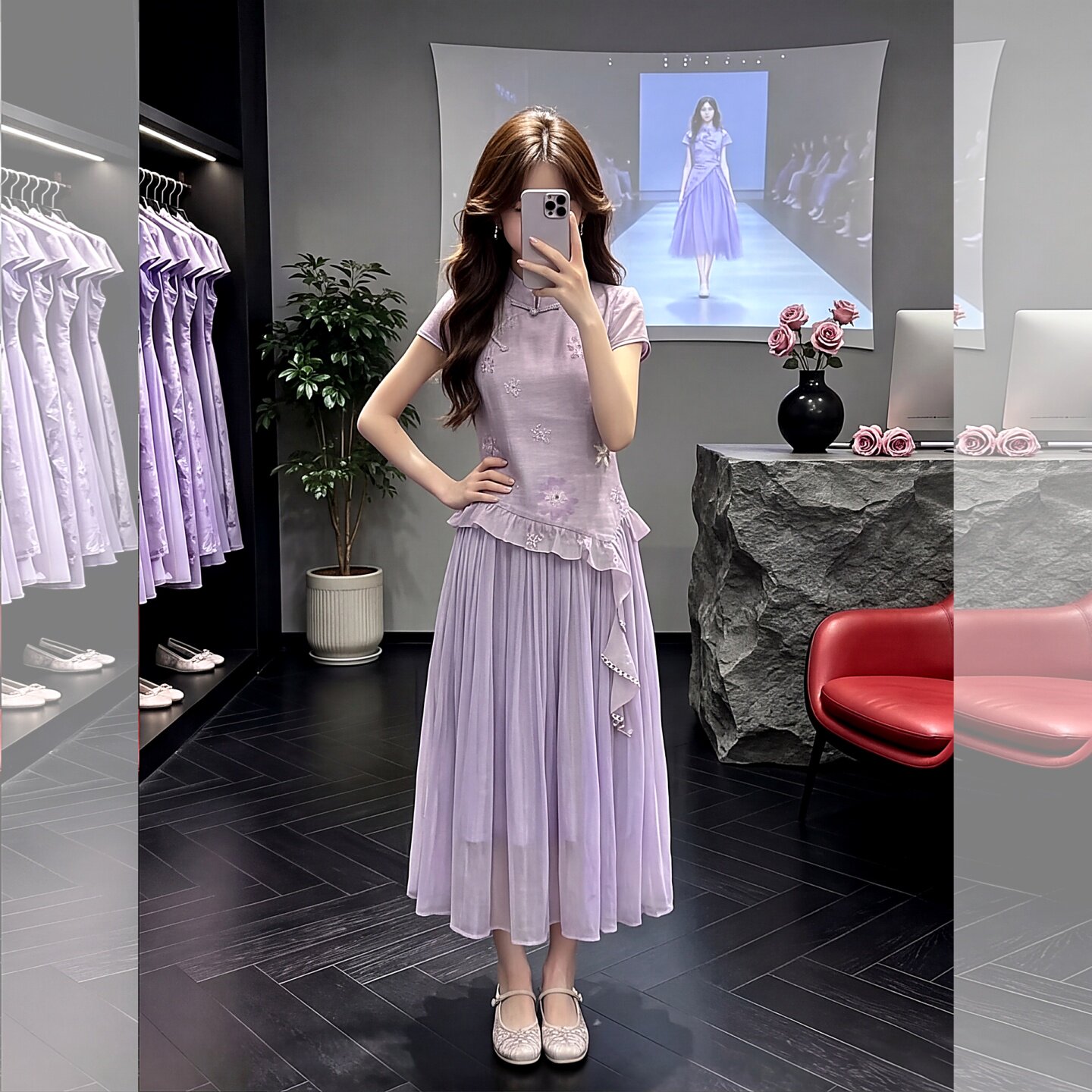 2026新款洋气童装女童夏装旗袍儿