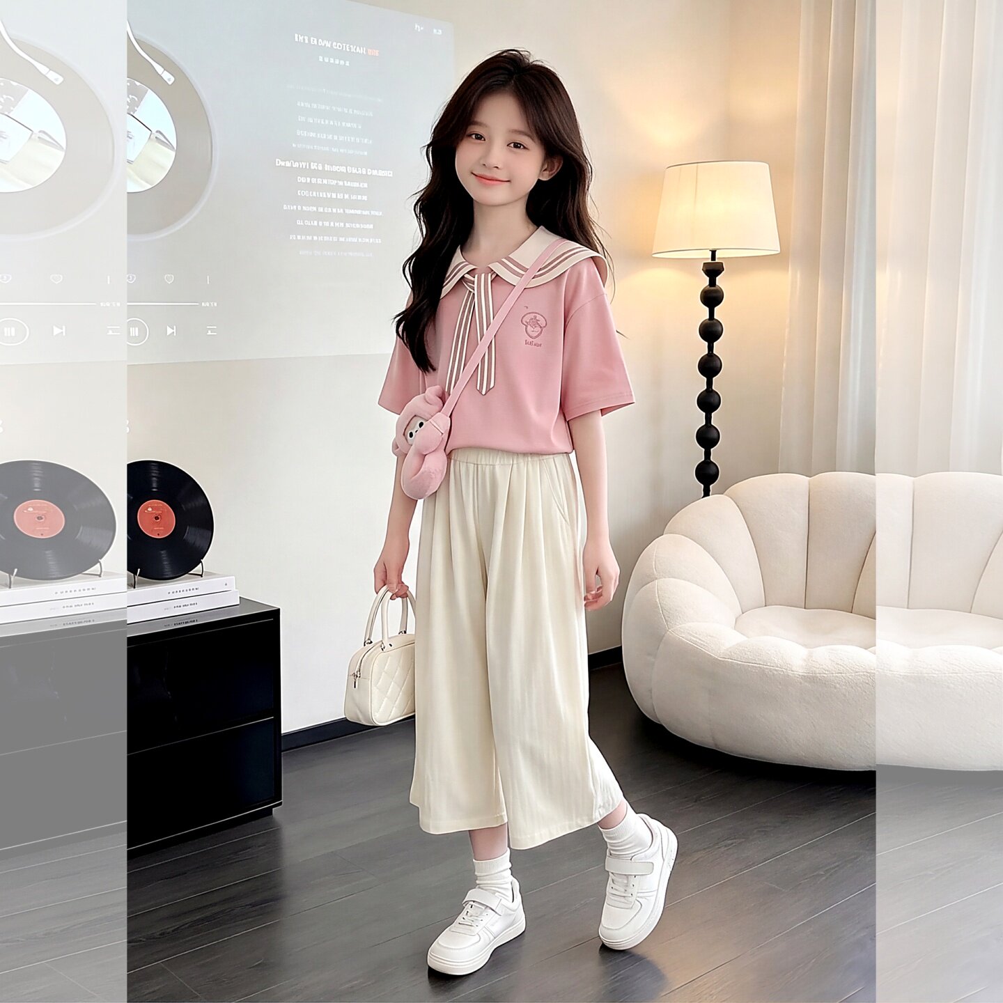 女童夏季2026新款韩版洋气女孩夏