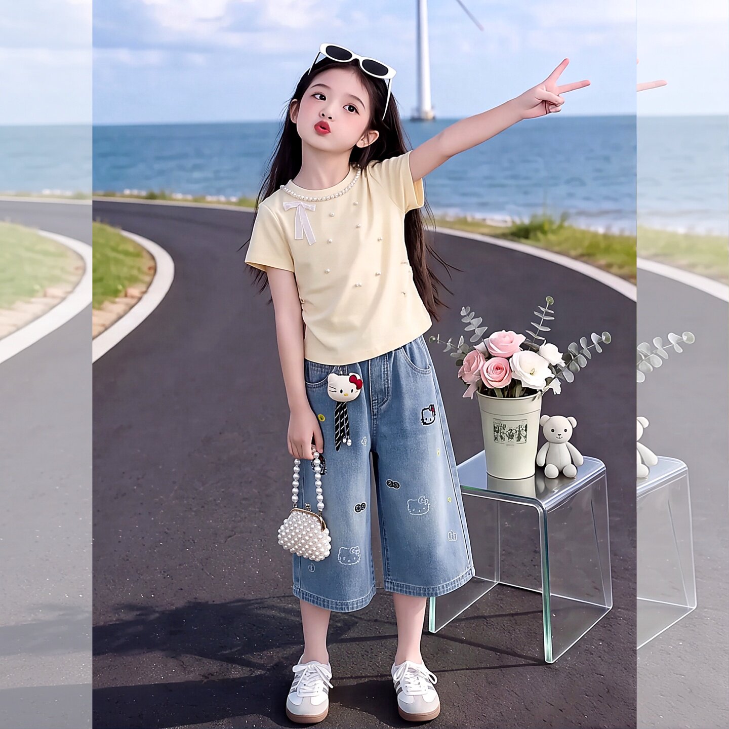 大童女装2026新款夏套装洋气巨好