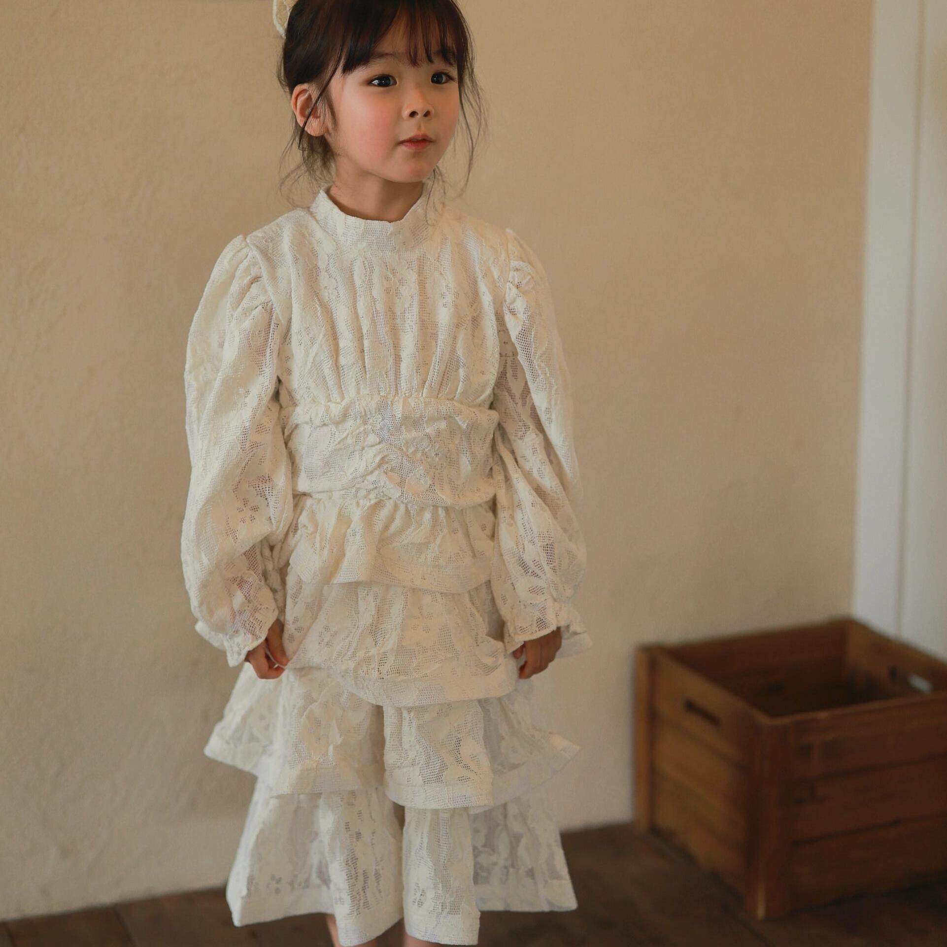 法式女童长袖连衣裙2026秋季新款儿童小众复古宫廷风蛋糕公主裙子