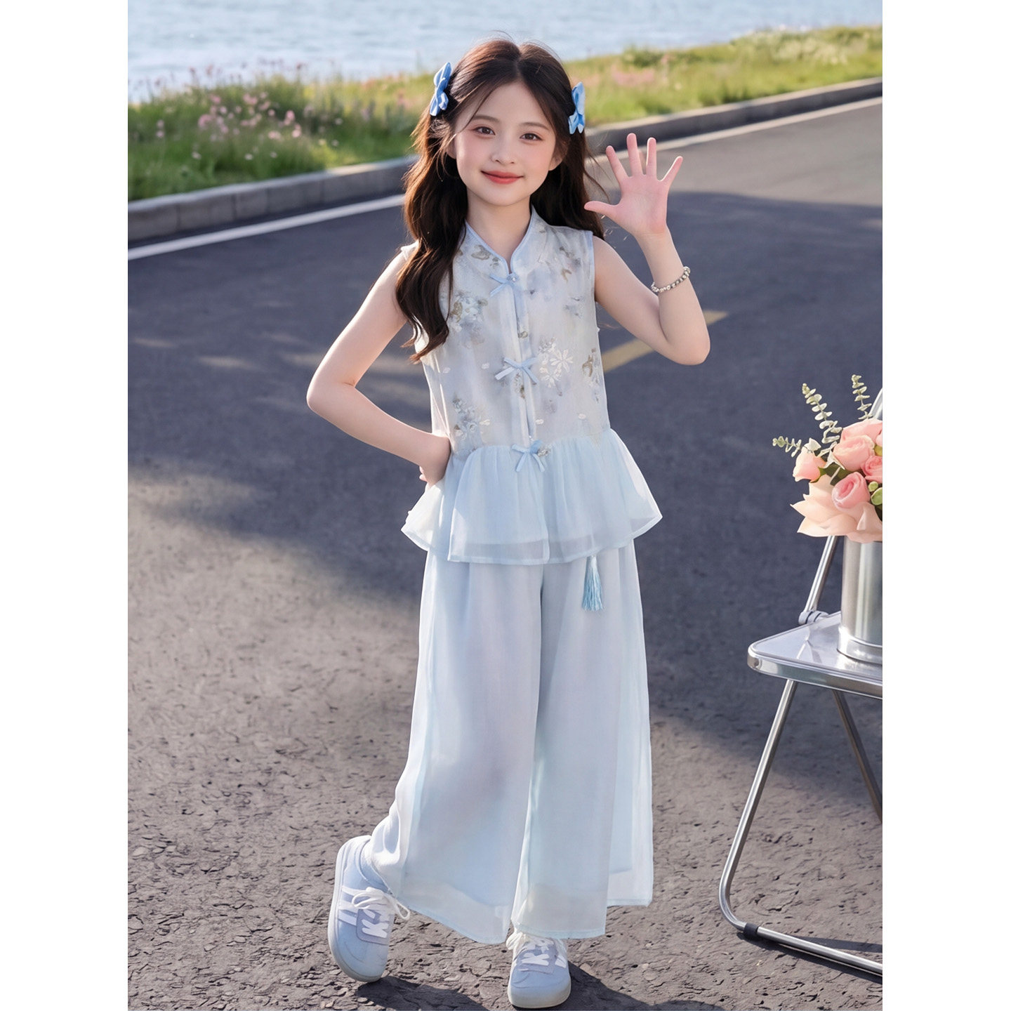 女童汉服套装夏季2026新款女孩