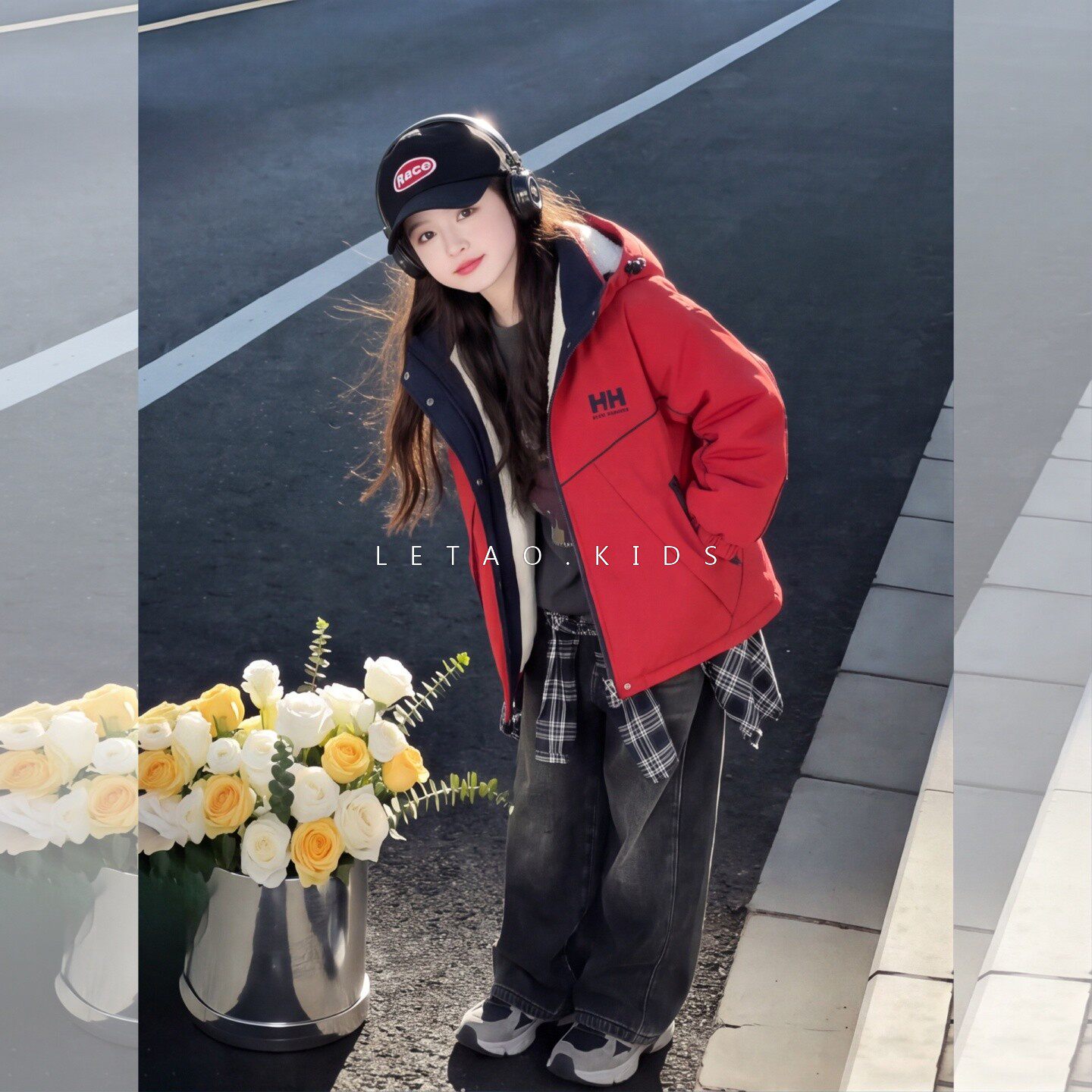 女童2026新款冬季加绒加厚外套