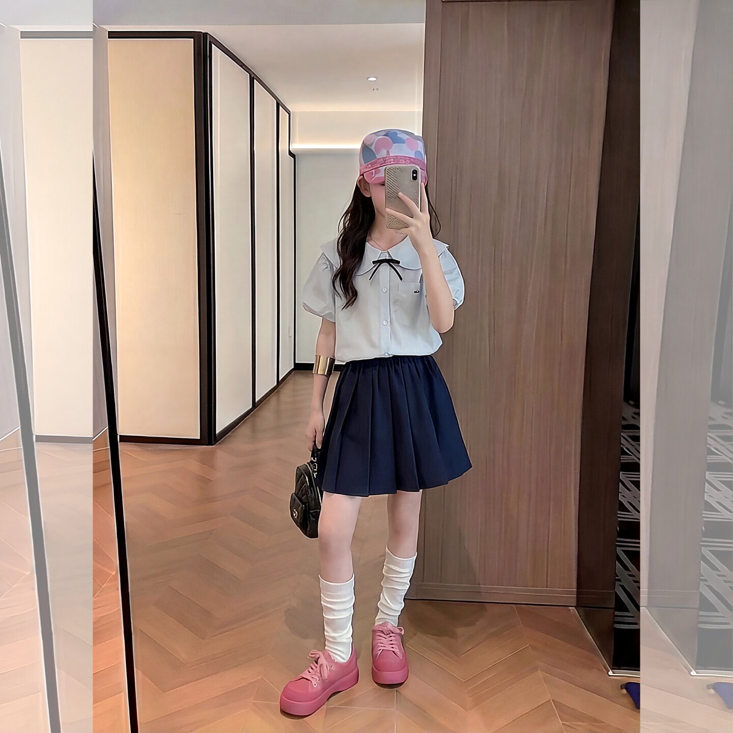 女童学院风JK套装夏季两件套洋气