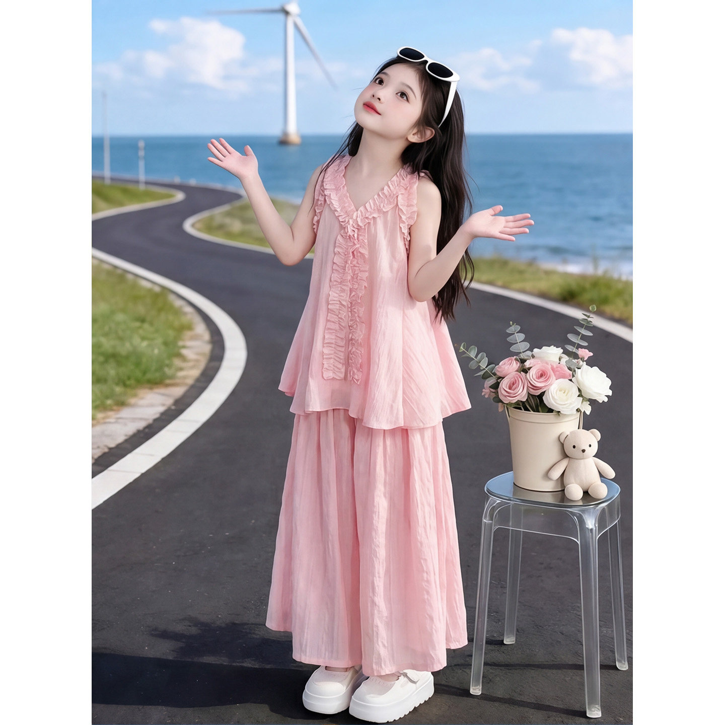 2026超火女童装套装女大童洋气