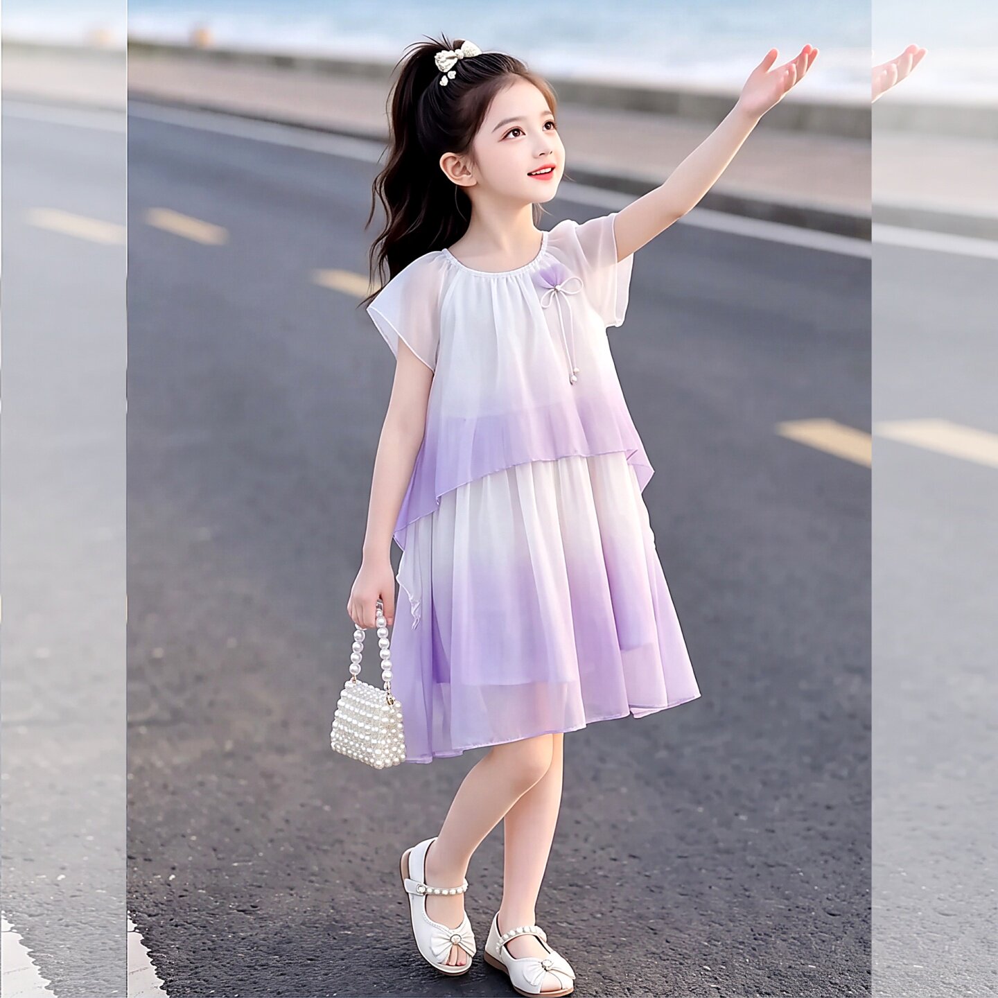 女童连衣裙夏季薄款2026新款小女