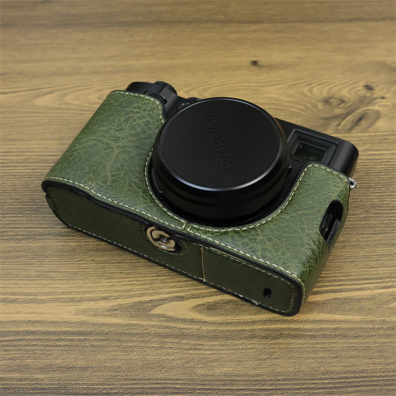 适用于富士 X100VI相机包 x100 6代微单相机底座皮套 半套 外壳