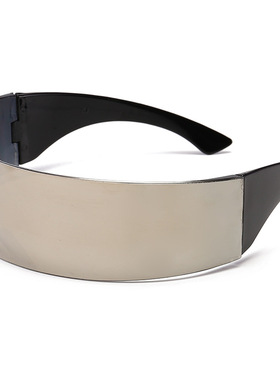 赛博朋克派对眼镜舞会一体科技感太阳镜未来战士眼镜拍照造型part